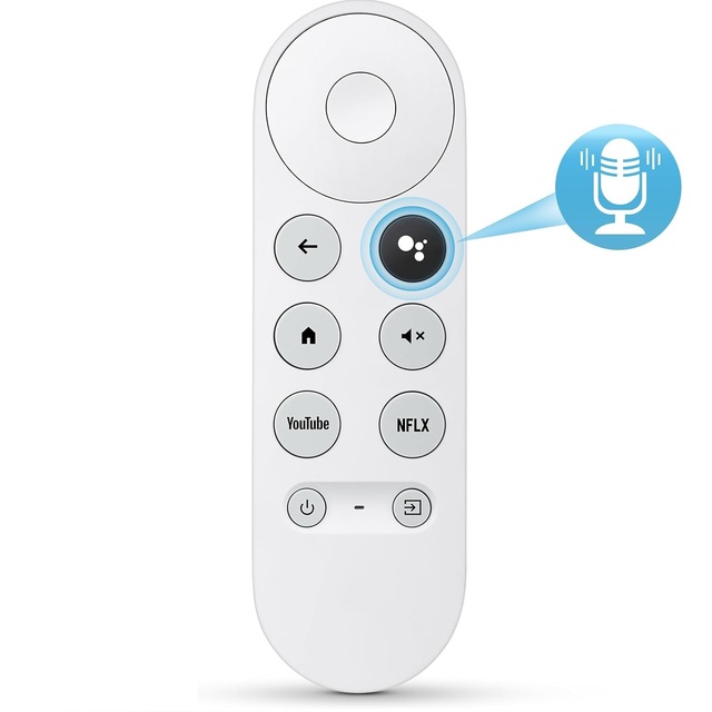 Replacement Fit for Google-Chromecast-Remote Use for Chromecast with Google TV Remote 4K/HD & Google TV Streamer 4K
