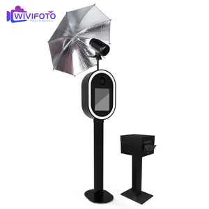WIVIFOTO Nouvel équipement de location pour événements, fournitures de mariage, miroir ovale portable, support pour DSLR/iPad, écran tactile, en métal et aluminium, pour la photographie d'événements - Product Image 3