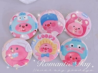 Badge bouton personnalisé avec logo, cadeau promotionnel, badge bouton en étain de forme ronde, dessin animé 3D, 9 cm