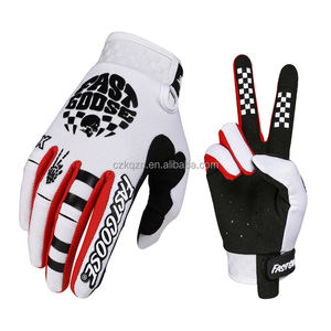 Sarung tangan bersepeda motor BMX, sarung tangan jari penuh berkendara sepeda motor Trail Motocross sepeda motor DH musim panas kustom - Product Image 5