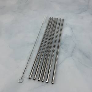 Fácil de limpiar reciclar paja/<span class=keywords><strong>Bar</strong></span> bebiendo accesorios de acero inoxidable reutilizable de paja - Product Image 2