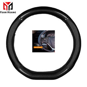 Funda Universal para Volante de Coche, de Fibra de Carbono y Cuero, Antideslizante, Elegante y Moderna, Accesorios para Coche - Product Image 5