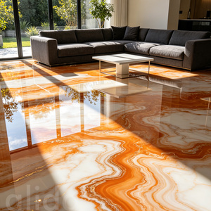 Résine époxy transparente Alida et durcisseur, adhésif et scellant de construction pour application au pinceau sur sols, revêtement liquide - Product Image 4