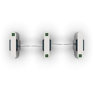 Porte de tourniquet de barrière d'aileron d'entrée d'acier inoxydable de RFID 304 avec le système de contrôle d'accès pour la station de métro - Product Image 3