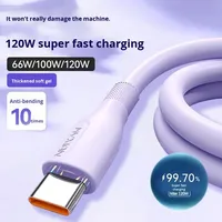 Kabel Data TPE Tipe-C 120W Pengisian Daya Super Cepat untuk Ponsel Mobil USB Printer IOS untuk 6A