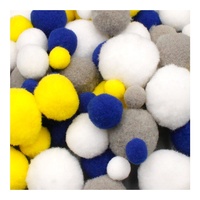 Kit de fabrication artisanale de pompons en fourrure personnalisés, boules douces et duveteuses, conception OEM ODM, vente en gros