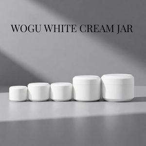 Envase Cosmético para Crema de Ojos WOGU, 5g 10g 15g 30g 50g, Blanco y Negro, para Esmalte de Uñas, Aceite Limpiador, Crema, en Tarro de Plástico - Product Image 1
