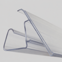 Porte-étiquettes en PVC pour rayonnages, bande porte-étiquettes, porte-données