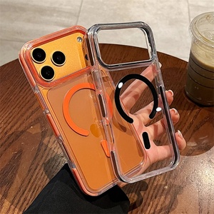 Popular Tpu Acrylic clear Magnetic <b>Phone</b> case for iphone 17 Pro Max 17 air 16,for iphone 17 clear case <b>Bulk</b> - Product Image 1