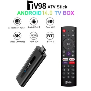 ทีวีสติ๊ก TV98 ATV ขายดี กล่องรับสัญญาณทีวี Fire Stick Media Player Allwinner H313 Quad Core Android TV Stick 1GB+8GB - Product Image 3