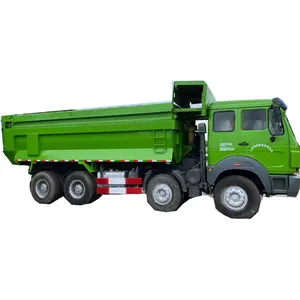 יד שנייה משמש 8x4 375 Sinotruck Howo dump טיפר משאית 6x4 8x4 371 375 למכירה