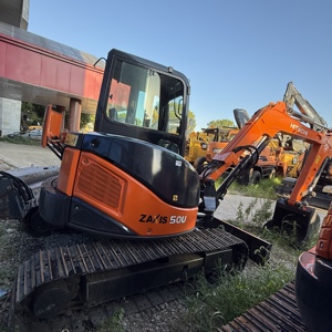 Alto buen rendimiento en stock Excavadora usada Máquina sobre orugas Hitachi ZAXIS 50U Venta en Shanghai de China - Product Image 5