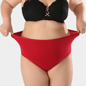 Braguitas de Encaje Sexy para Mujer, Talla Grande, Color Rojo, 100% Algodón, Tejido Sin Costuras, Estilo Bikini, Suministro ODM 2025 - Product Image 5