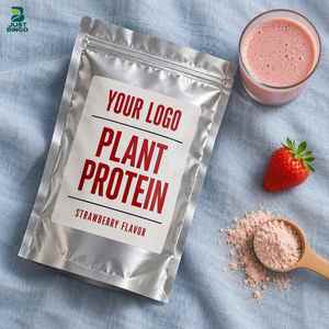 Poudre de shake protéiné halal, fournisseur OEM de marque privée avec formule et emballage personnalisés, provenant d'une installation certifiée HACCP - Product Image 1