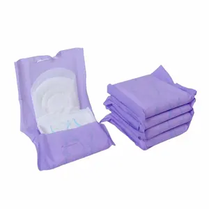 负离子条蓝片软100有机毛巾棉月经垫最小起订量低价卫生巾带离子