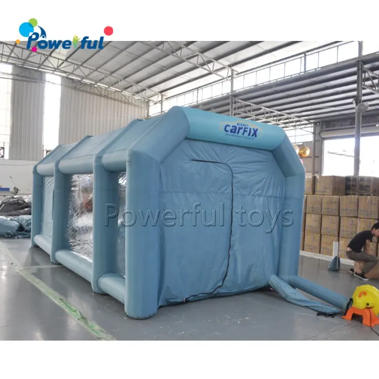 Chất Lượng Cao Sơn Xe Lều Với Bộ Lọc Net Inflatable Phun Gian Hàng