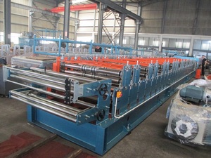 Chất lượng cao 1200mm hình thang tấm lợp kim loại tấm hai lớp cán nguội/cuộn hình thành máy từ Trung Quốc - Product Image 4