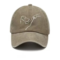 Gorras de Béisbol Americanas Retro Lavadas y Desgastadas, Personalizadas con Frases Divertidas Impresas, de Tela Suave, para Moda Urbana Diaria