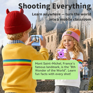 Cámara de Impresión Instantánea con IA para Niños, con Reconocimiento de Objetos, Cámara Digital con Impresora de Voz a Imagen y Video, Regalo para Niños y Niñas - Product Image 5