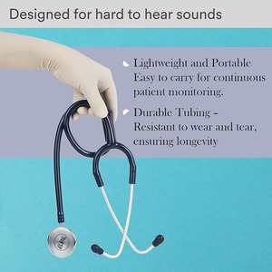 Stéthoscope BPL ST-01 DIA Cast |   Clarté acoustique élevée |   Poitrine d'écoute double face durable pour adultes – Noir - Product Image 5