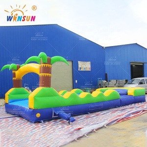 WINSUN Toboggan aquatique gonflable pas cher, toboggan aquatique gonflable commercial avec piscine, toboggans aquatiques gonflables - Product Image 5