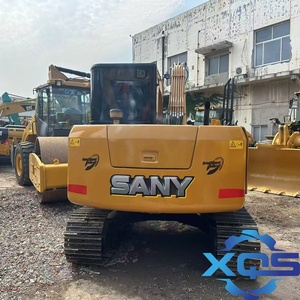 รถขุดตีนตะขาบ Sany SY75C มือสอง น้ำหนัก 7.5 ตัน เครื่องยนต์ Isuzu ปั๊ม HYDAC ชิ้นส่วน PLC และเกียร์ ยี่ห้อจีน - Product Image 2