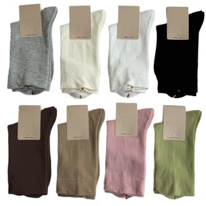 Zhuji Women's Seamless Cotton Socks Thin Anti Bacterial White Slouch Socks For Spring Summer Wear - Product Image 5