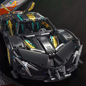 Coche <span class=keywords><strong>de</strong></span> Carreras <span class=keywords><strong>de</strong></span> Simulación AJB, Modelo Apollo, Material Plástico ABS, Escala 1/10, 2113 Piezas, Juego <span class=keywords><strong>de</strong></span> Bloques <span class=keywords><strong>de</strong></span> Construcción para Armar y Decorar - Product Image 2