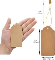 Étiquettes et tags personnalisés en PVC imperméable pour vêtements, découpés au laser, avec design RFID en papier, directement de l'usine de production.