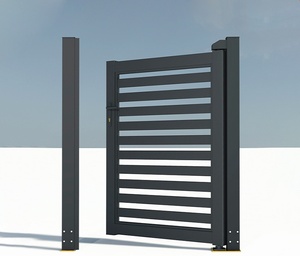 Mỹ Bán Chạy Nhất Đu Phía Trước Cổng Vườn Mới Nhất Chính Thiết Kế Cổng Trượt Không Thấm Nước Nhôm Cổng Vườn - Product Image 2