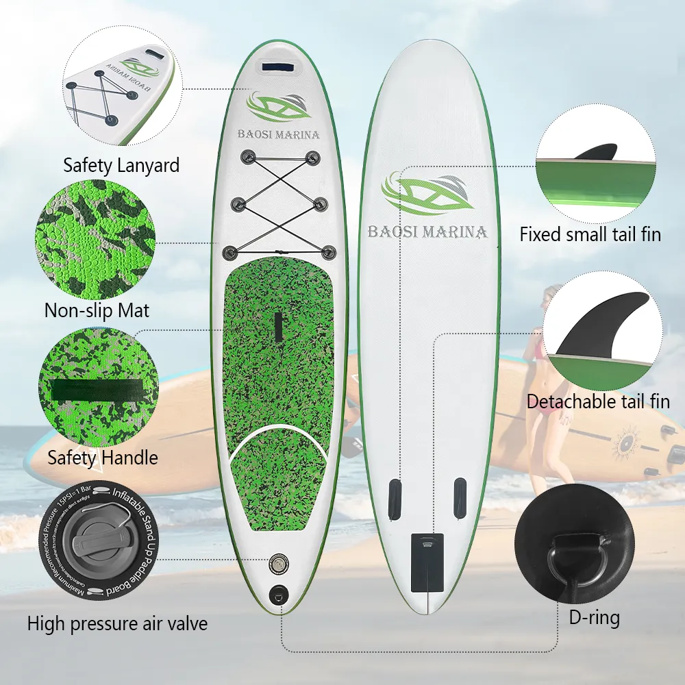 China Factory Custom Inflatable Stand Up Paddle Board With All Accessories