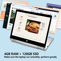Nouvel ordinateur portable fin OEM de 11,6 pouces, Intel Celeron N4020, Windows 11, résolution 1920*1080p, 4 Go de RAM, 128 Go de ROM, clavier anglais, neuf
