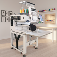 Nueva Máquina de Bordar Computarizada Tajima de 1 Cabezal para Gorras y Camisetas, Área de Bordado 600x400mm, Uso Doméstico, Motor de Alta Precisión, 12/15 Agujas