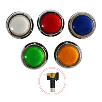 Bouton coloré personnalisé pour borne d'arcade, livraison rapide, pour accessoires de distributeur automatique, utilisation commerciale à long terme