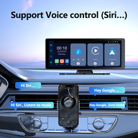 Actualización Estéreo Portátil Universal de 8.1'' con Pantalla Táctil, Carplay Inalámbrico, Android Auto para Coche, Bluetooth, Radio y Audio ZC14A