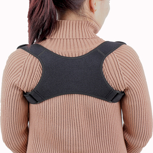 corrector de postura ajustable corrector de clavícula de hombro para soporte de refuerzo de espalda superior para mujeres y homb - Product Image 1