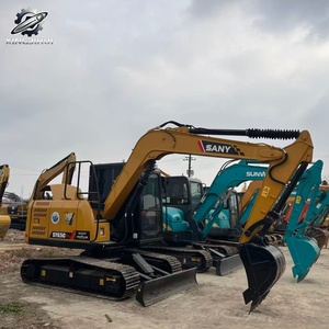 Mini-excavatrice sur chenilles en caoutchouc d'occasion Sany65 6 tonnes 0,25 m³ de godet Marque chinoise d'origine Faible nombre d'heures Certifiée CE - Product Image 3