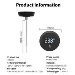 <strong>Smart</strong> Electronic Digital Kitchen <strong>Thermometer</strong> for Cooking Fast Delivery Plastic Kettle for Coffee Milk Household Use - Product Image 2