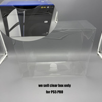 Boîte de protection transparente pour PS5 PRO PlayStation5, boîtes de collection, étui de rangement en PET, coque de jeu transparente, étui de présentation