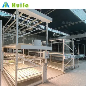 Bench Grow Supplies Huifa Double Layer Plastic Nursery Bench Growing Seedlings Bed Plant Vertic Rack