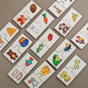 Juegos Educativos Interactivos, Aprendizaje Divertido, Combinación de Dietas de Animales, Rompecabezas de Emparejamiento - Product Image 1