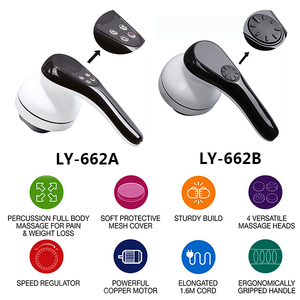 Handheld Body Sculpting Machine Elétrica Vibratório Massagem Wand Celulite Removedor Estômago Barriga Coxa Bumbum Braço da cintura-Uso Doméstico - Product Image 3