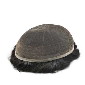 Prothèse capillaire pour homme en cheveux vierges Remy, ondulation naturelle, ultra-fine et transparente pour bonnet en dentelle, idéale pour un usage quotidien - Product Image 5