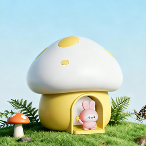 Veilleuse Champignon pour Enfants, <span class=keywords><strong>Lampe</strong></span> Champignon Mignonne avec Veilleuses Tactiles en Silicone Rechargeables pour Bébé, Cadeaux pour la Chambre d'Enfant - Product Image 3