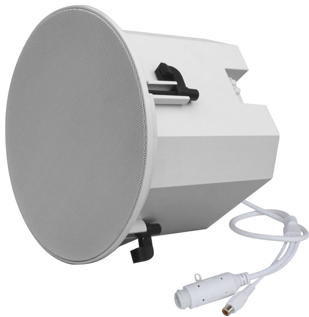 IP Public Address System IP POE Active Ceiling Speaker With RJ45 Port for Voice Paging Emergency System