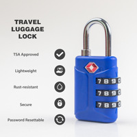 Serrure à combinaison à 3 chiffres rectangulaire en plastique ABS approuvée par la TSA SKY GOOD TSA558 pour bagages, valises, sacs à dos, école, gymnase