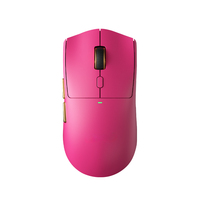Mouse Tri-mode Isi Ulang Daya dengan Polling Rate 1000Hz, Berkabel/Nirkabel untuk Gaming dan Kantor