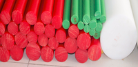 Tige HDPE 100%, tige POM, tige PTFE/barre ronde HDPE de haute qualité en Chine