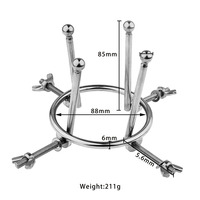 Dilatateur anal en acier inoxydable Training Butt Plug Fetish Sex Toy pour BDSM