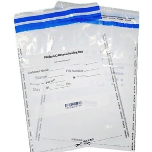 Bolsas <span class=keywords><strong>de</strong></span> Plástico Anti-Falsificación para Cheques Bancarios, Suministro Directo <span class=keywords><strong>de</strong></span> Fábrica, Bolsas Impresas a Prueba <span class=keywords><strong>de</strong></span> Manipulación, Modelo Transfronterizo - Product Image 1